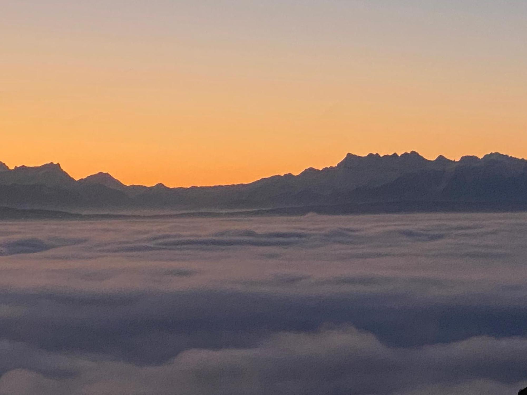 Tevenon Vue Panoramique Alpes-Lac Grandevent 외부 사진